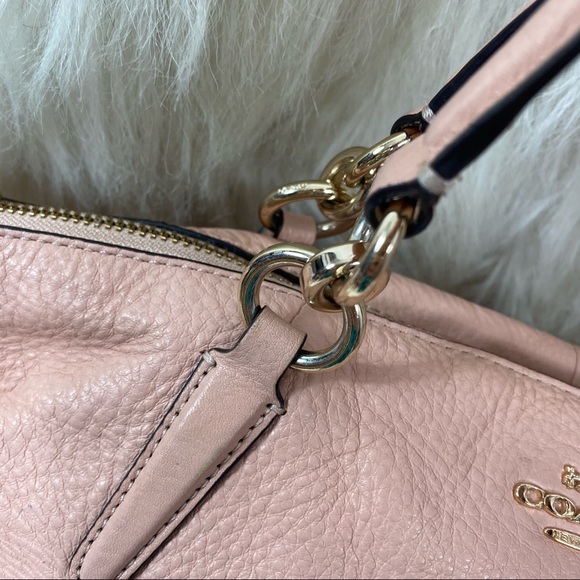 Coach Pebble Pink Purse - Picture 4 of 16